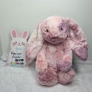 SOLD - BNWT Customized Jellycat Medium Bashful Bunny "Ruby"